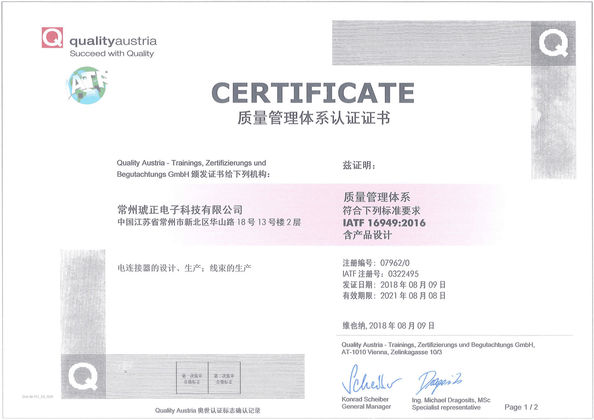 Porcellana Neo Power Energy Tech Limited Certificazioni