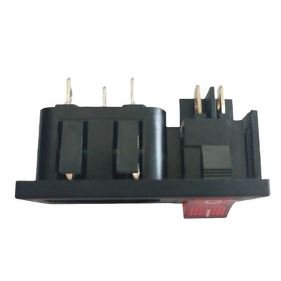 Montaggio del pannello 15A 250V IEC C14 presa d'ingresso con interruttore rocker a forma di barca