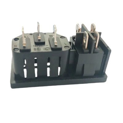 Montaggio del pannello 15A 250V IEC C14 presa d'ingresso con interruttore rocker a forma di barca